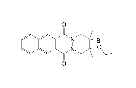 3-Bromo-2-ethoxy-2,3-dimethyl-1,2,3,4,6,13-hexahydrobenzo[g]pyridazino[1,2-b]phthalazine-6,13-dione