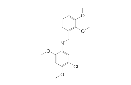 N-(5-chloro-2,4-dimethoxyphenyl)-2,3-dimethoxybenzylamine