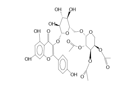 KAEMPFEROL-3-[2''',3''',4'''-TRIACETYL-ALPHA-L-ARABINOPYRANOSYL-(1->6)-BETA-D-GLUCOPYRANOSIDE]