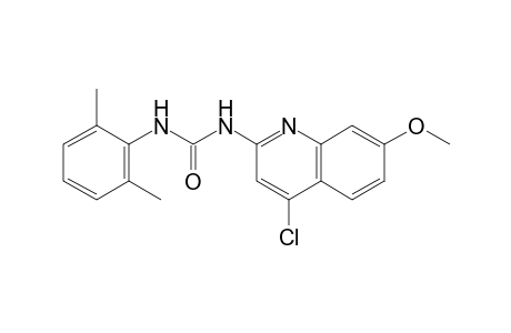 1-(4-chloro-7-methoxy-2-quinolyl)-3-(2,6-xylyl)urea