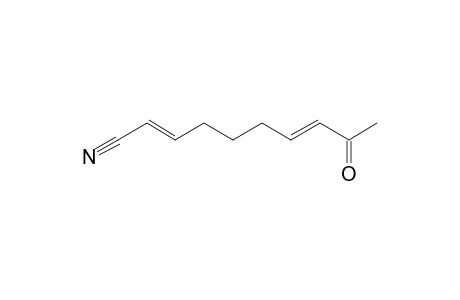 9-Oxo-2(E),7E)-decadienenitrile