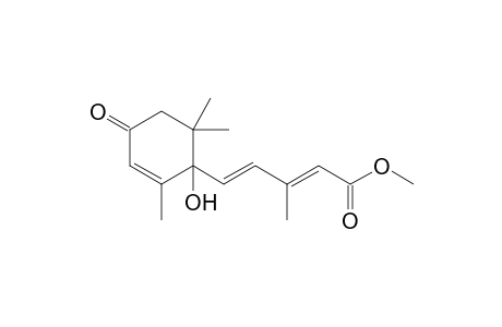 2,4-Pentadienoic acid, 5-(1-hydroxy-2,6,6-trimethyl-4-oxo-2-cyclohexen-1-yl)-3-methyl-, methyl ester, (R)-(Z,E)-