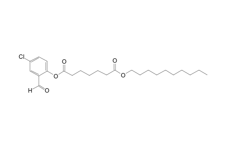 Pimelic acid, 4-chloro-2-formylphenyl decyl ester