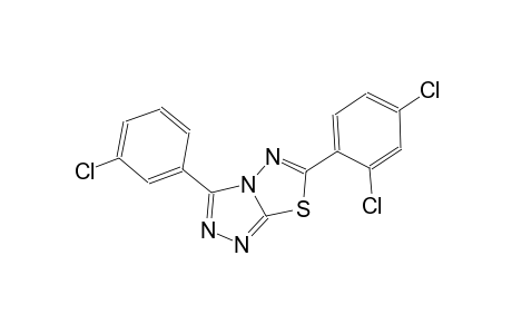 3-(3-chlorophenyl)-6-(2,4-dichlorophenyl)[1,2,4]triazolo[3,4-b][1,3,4]thiadiazole