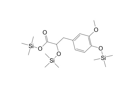 Benzenepropanoic acid, 3-methoxy-.alpha.,4-bis[(trimethylsilyl)oxy]-, trimethylsilyl ester