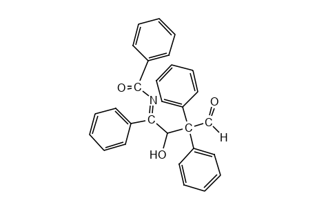 N-(3-formyl-2-hydroxy-1,3,3-triphenylpropylidene)benzamide