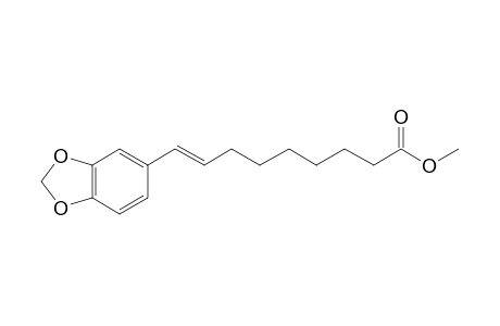 (E)-9-(1,3-Benzodioxol-5-yl)non-8-enoic acid, methyl ester