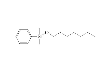 1-Dimethyl(phenyl)silyloxyheptane