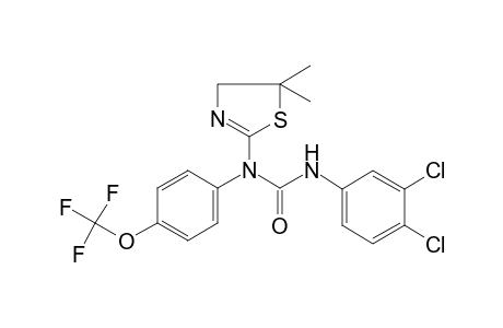urea, N'-(3,4-dichlorophenyl)-N-(4,5-dihydro-5,5-dimethyl-2-thiazolyl)-N-[4-(trifluoromethoxy)phenyl]-