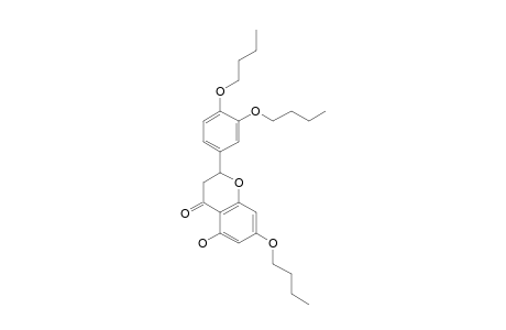 2-(3,4-di(N-Butyl)oxyphenyl)-2,3-dihydro-5-hydroxy,7-(N-butyl)oxy-4H-1-benzopyran-4-one