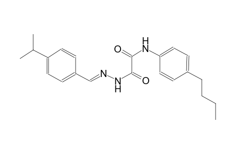 acetic acid, [(4-butylphenyl)amino]oxo-, 2-[(E)-[4-(1-methylethyl)phenyl]methylidene]hydrazide