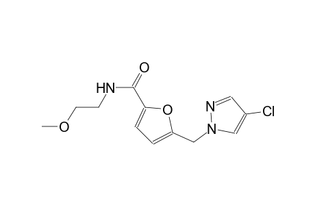 2-furancarboxamide, 5-[(4-chloro-1H-pyrazol-1-yl)methyl]-N-(2-methoxyethyl)-