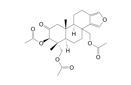 18-Nor-16-oxaandrosta-13(17),14-dien-2-one, 3-(acetyloxy)-4,8-bis[(acetyloxy)methyl]-4-methyl-, (3.beta.,4.beta.,5.alpha.)-