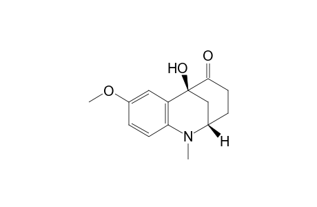 (2S,6S)-6-Hydroxy-8-methoxy-1-methyl-1,2,3,4-tetrahydro-2,6-methanobenzazocin-5-one