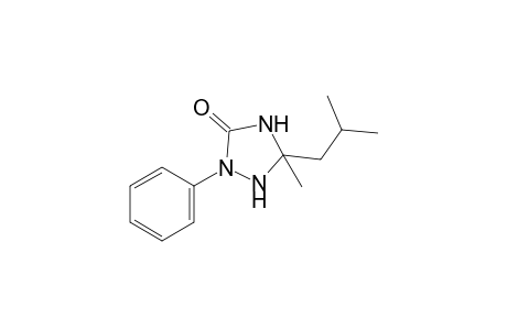 5-isobutyl-5-methyl-2-phenyl-1,2,4-triazolidin-3-one