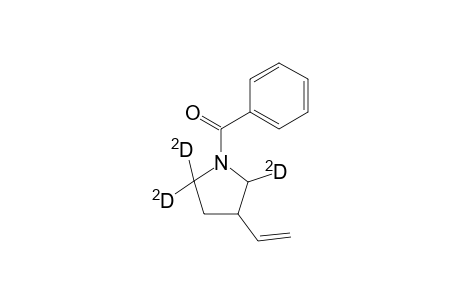 (2RS,3SR)-1-benzoyl-3-ethenyl-2,5,5-trideuteriopyrrolidine}