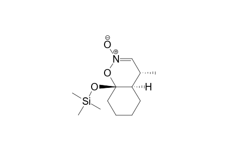 4H-1,2-Benzoxazine, 4a,5,6,7,8,8a-hexahydro-4-methyl-8a-[(trimethylsilyl)oxy]-, 2-oxide, (4.alpha.,4a.alpha.,8a.beta.)-