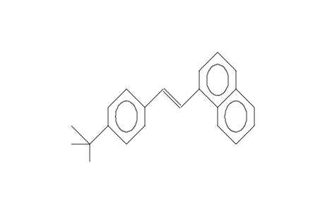 Naphthalene, 1-[2-[4-(1,1-dimethylethyl)phenyl]ethenyl]-