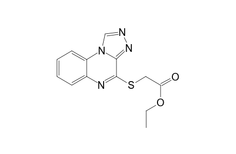 Acetic acid, 2-([1,2,4]triazolo[4,3-a]quinoxalin-4-ylthio)-, ethyl ester