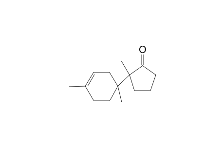 2-(1,4-dimethyl-1-cyclohex-3-enyl)-2-methyl-1-cyclopentanone