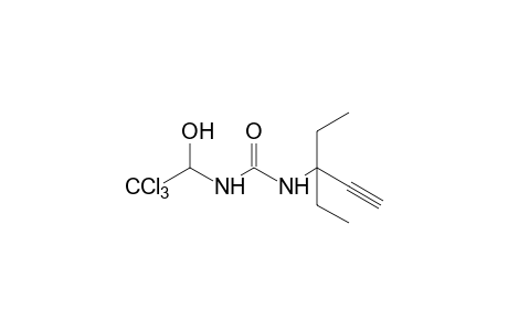 1-(1,1-diethyl-2-propynyl)-3-(1-hydroxy-2,2,2-trichloroethyl)urea