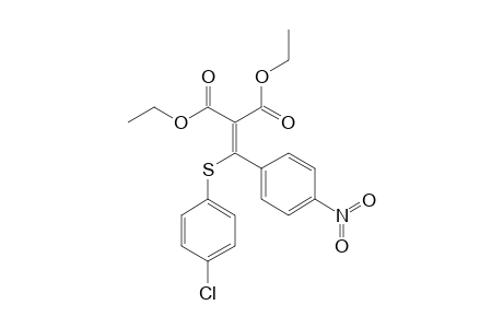 1-p-chlorophenylthio-2,2-di(ethoxycarbonyl)-1-p-nitrophenylethene