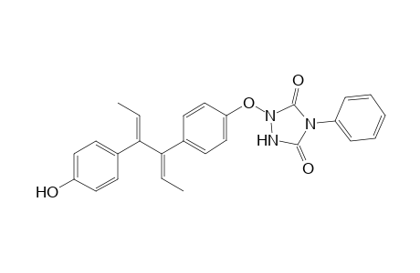 Dienestrol 4-phenyl-1,2,4-triazoline-3,5-dione adduct