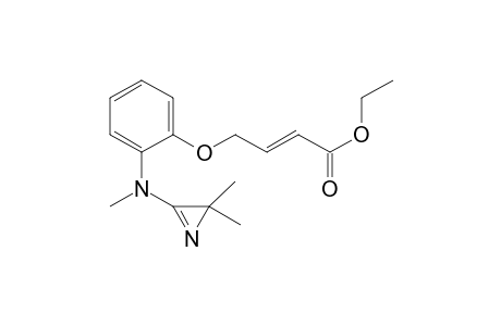 (E)-3-[N-(2'-(3''-Ethoxycarbonyl-allyloxy)phenyl)-N-methylamino]-2,2-dimethyl-2H-azirine