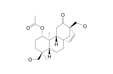 ENT-1-BETA-ACETOXY-17,18-DIHYDROXY-BEYER-15-EN-12-ONE