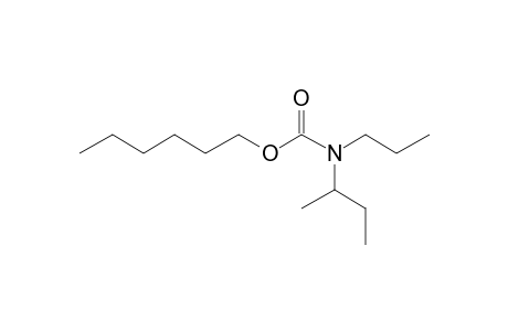 Carbonic acid, monoamide, N-(2-butyl)-N-propyl-, hexyl ester