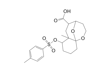 12,13-Dioxatricyclo[7.3.1.0(1,6)]tridecane-8-carboxylic acid, 6-methyl-5-{[(4-methylphenyl)sulfonyl]oxy}