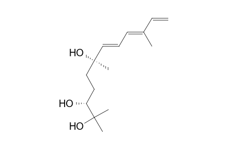 (7R*,10S*,3E,5E)- and (7R*,10R*,3E,5E)-3,7,11-trimethyldodeca-1,3,5-triene-7,10,11-triol