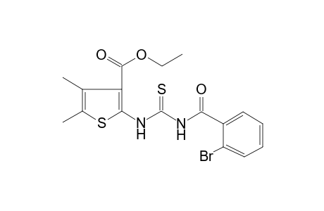 2-[(2-bromobenzoyl)thiocarbamoylamino]-4,5-dimethyl-thiophene-3-carboxylic acid ethyl ester