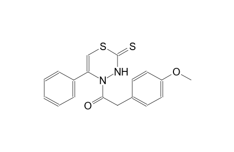 4-[(4-methoxyphenyl)acetyl]-5-phenyl-3,4-dihydro-2H-1,3,4-thiadiazine-2-thione