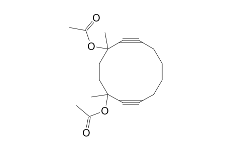 1,4-Dimethylcyclododeca-5,11-diyne-1,4-diyl diacetate
