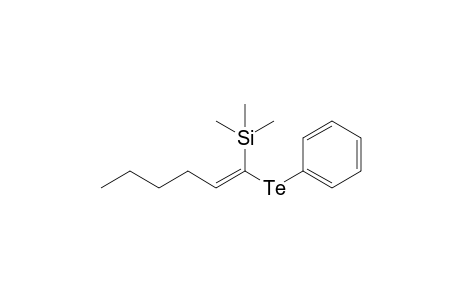(E)-1-Trimethylsilyl-1-phenyltelluro-1-hexene