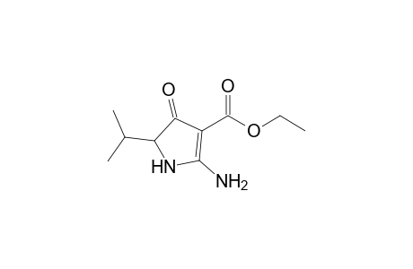 2-Amino-3-(ethoxycarbonyl)-5-isoproylpyrrolin-4-one