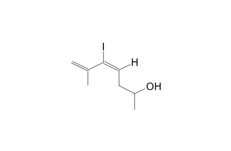 (E)-5-IODO-6-METHYLHEPTA-4,6-DIEN-2-OL