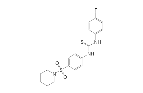 4-fluoro-4'-(piperidinosulfonyl)thiocarbanilide