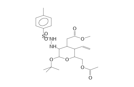 .ALPHA.-D-GALACTOPYRANOSIDE, 1,1-DIMETHYLETHYL-2,3,4-TRIDEOXY-4-ETHENYL-3-(2-METHOXY-2-OXOETHYL)-2-[2-[(4-METHYLPHENYL)SULFONYL]HYDRAZINO]- 6-ACETATE