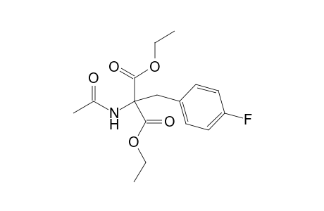 Diethyl .alpha.-acetamodo-.alpha.-(4-fluorobenzyl)malonate