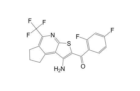 [1-amino-5-(trifluoromethyl)-7,8-dihydro-6H-cyclopenta[d]thieno[2,3-b]pyridin-2-yl](2,4-difluorophenyl)methanone