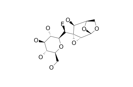 (+)-1,6:2,3-DIANHYDRO-3-C-[(1R)-2,6-ANHYDRO-1-DEOXY-1-FLUORO-D-GLYCERO-D-GULO-HEPTITOL-1-C-YL]-BETA-D-GULOPYRANOSE