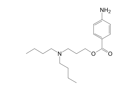 1-Propanol, 3-(dibutylamino)-, 4-aminobenzoate (ester)