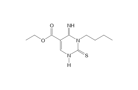 3-BUTYL-4-IMINO-1,2,3,4-TETRAHYDRO-2-THIOXO-5-PYRIMIDINECARBOXYLIC ACID, ETHYL ESTER