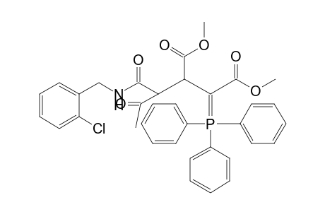 Dimethyl 2-(1-{[(2-Chlorobenzyl)amino]carbonyl}-2-oxopropyl)-3-(1,1,1-triphenyl-.lambda.5-phosphanylidene)succinate