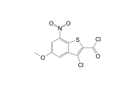 3-Chloro-5-methoxy-7-nitro-1-benzothiophene-2-carbonyl chloride