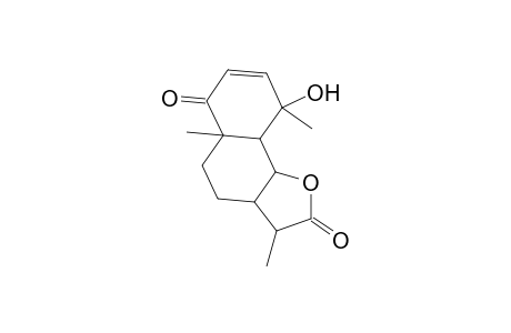 Naphtho[1,2-b]furan-2,6(3H,4H)-dione, 3a,5,5a,9,9a,9b-hexahydro-9-hydroxy-3,5a,9-trimethyl-