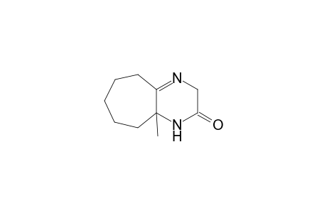 2H-Cycloheptapyrazin-2-one, 1,3,5,6,7,8,9,9a-octahydro-9a-methyl-