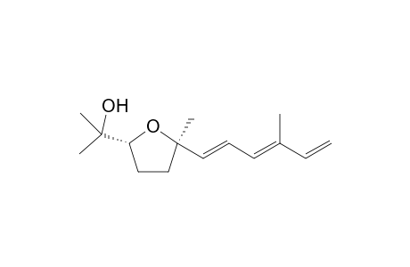 10B;(2R*,5R*,1'E,3'E)-5-(1''-HYDROXY-1''-METHYLETHYL)-2-METHYL-2-(4'-METHYLHEXA-1',3',5'-TRIENYL)-TETRAHYDROFURAN;ALPHA,ALPHA,5-TRIMETHYL-5-(4-METHYLHEXA-1,3,5